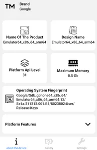 Device information screenshot 4