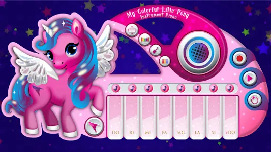 My Colorful Litle Pony Piano screenshot 0