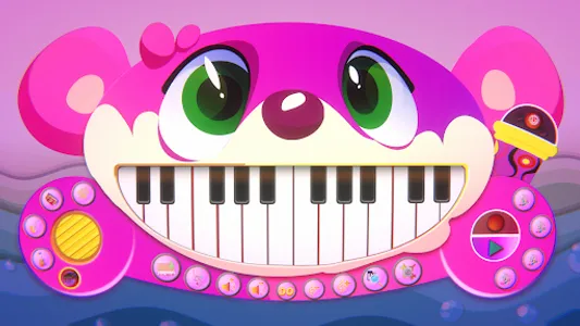 Pink Bear Piano Sound Music screenshot 3