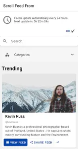 Scroll Feed From screenshot 0