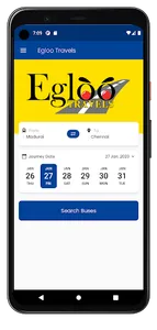 Egloo Travels - Bus Tickets screenshot 1