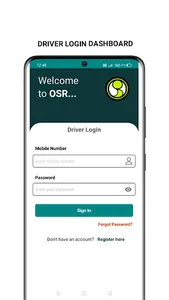 OSR DRIVER APP screenshot 1