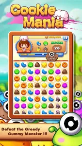 Cookie Mania - Match-3 Sweet G screenshot 1