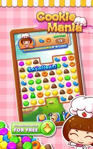 Cookie Mania - Match-3 Sweet G screenshot 5