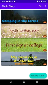 Photo Story screenshot 1