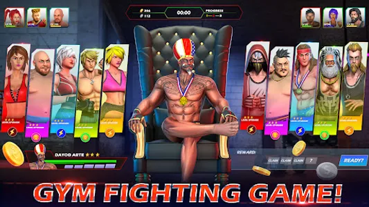 Bodybuilder GYM Fighting Game screenshot 0