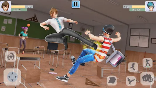 High School Fighting Game screenshot 0