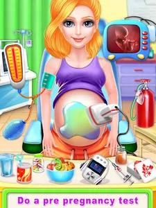 Mommy Pregnancy Baby Care Game screenshot 0