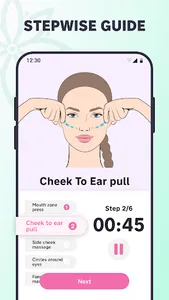 Face Yoga Exercise & Skin Care screenshot 12