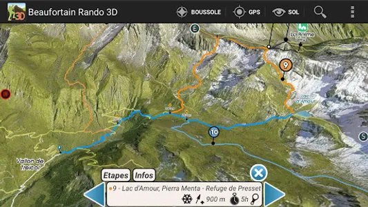 Beaufortain Rando 3D screenshot 2