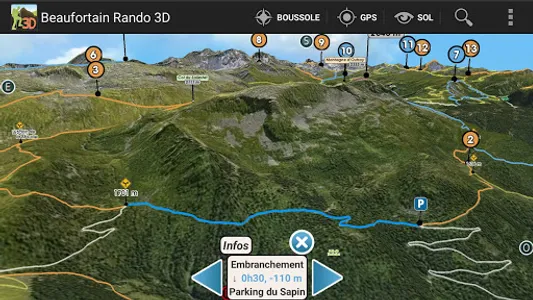 Beaufortain Rando 3D screenshot 7