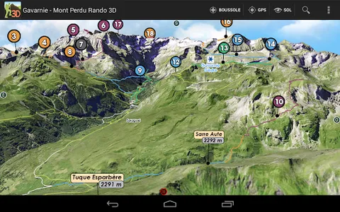 Gavarnie - Mont Perdu Rando3D screenshot 13
