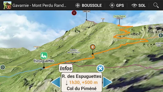 Gavarnie - Mont Perdu Rando3D screenshot 5
