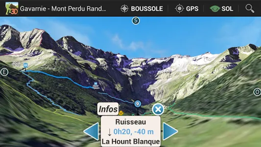 Gavarnie - Mont Perdu Rando3D screenshot 7
