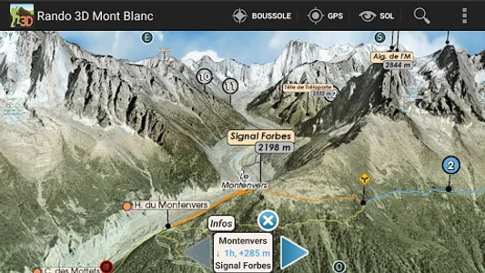 Mont-Blanc Rando3D screenshot 1