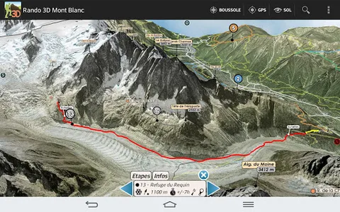 Mont-Blanc Rando3D screenshot 10