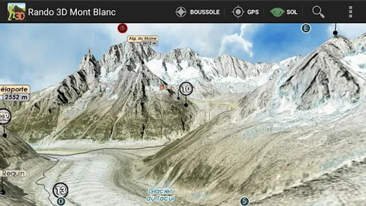 Mont-Blanc Rando3D screenshot 4