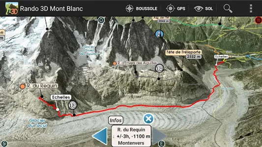 Mont-Blanc Rando3D screenshot 5