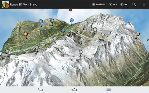 Mont-Blanc Rando3D screenshot 8