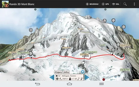 Mont-Blanc Rando3D screenshot 9