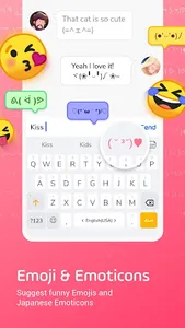 Facemoji Emoji Keyboard Lite:D screenshot 3