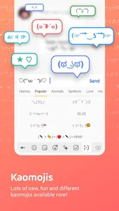 Facemoji Emoji Keyboard Lite:D screenshot 4