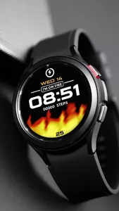 Animated Fire Watch Face screenshot 0