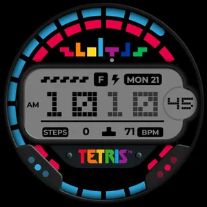 Tetris™ Retro Watch Face screenshot 2