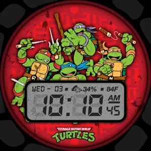 Ninja Turtles Watch Face screenshot 2