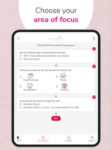 FaceToned Face Exercise App screenshot 21