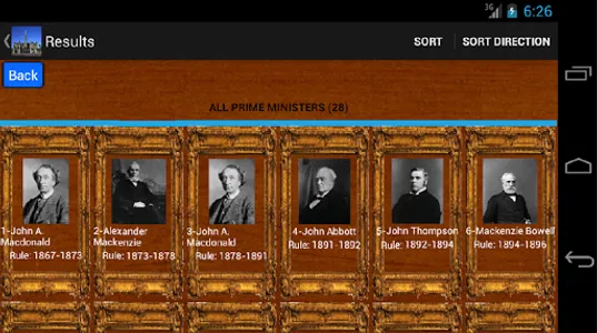 Canadian Prime Ministers screenshot 2