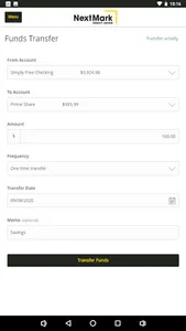 NextMark Credit Union screenshot 2