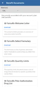 FairosRx App screenshot 2