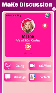 Milana Khametova Fake call & V screenshot 6