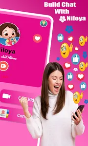 Niloya Fake call Chat prank &V screenshot 2