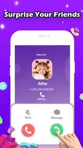 Fake call a for Adley prank screenshot 2