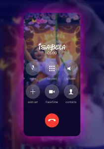 Isabela Fake Video Call screenshot 1