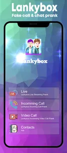 Lankybox Fake Call & Video screenshot 0