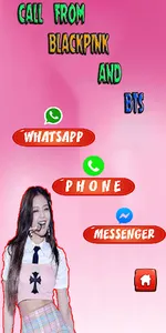 Blackpink and Bts Call Now : F screenshot 4