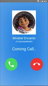 Call Mirabel Encanto FakeChat screenshot 1