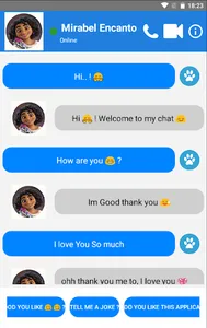 Call Mirabel Encanto FakeChat screenshot 2