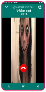 Video Call From Momo Prank : S screenshot 0