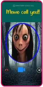 Video Call From Momo Prank : S screenshot 12