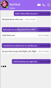 Ms Lemon Video Fake Calling screenshot 0