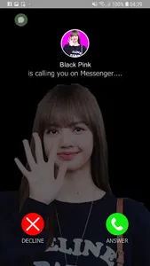 BlackPink Call - Calls Prank screenshot 1