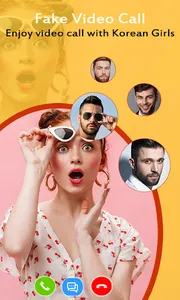 Korean Girl Fake Video Call screenshot 0