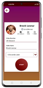 Brock Lesnar fake video call screenshot 2