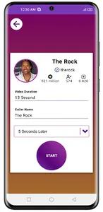The Rock fake video call screenshot 2