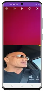 The Rock fake video call screenshot 4