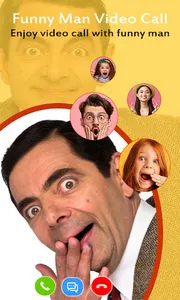 Funny man fake video call screenshot 0